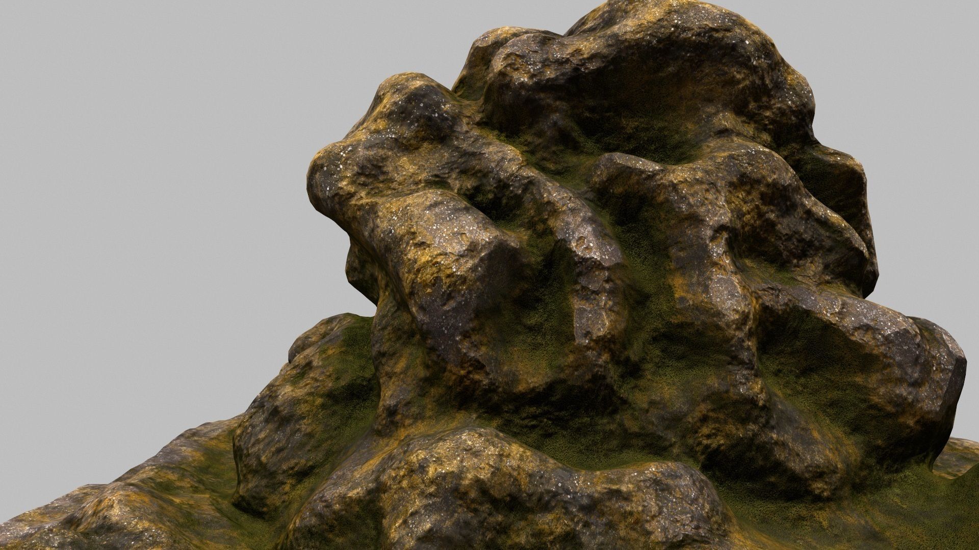 Rock Mount 3D model_2