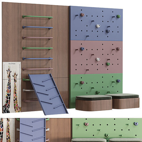 Childrens play area 02 3D model