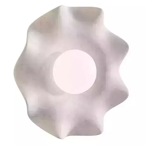 Ceramic Wall Pearl Sconce Light  Bone Ivory