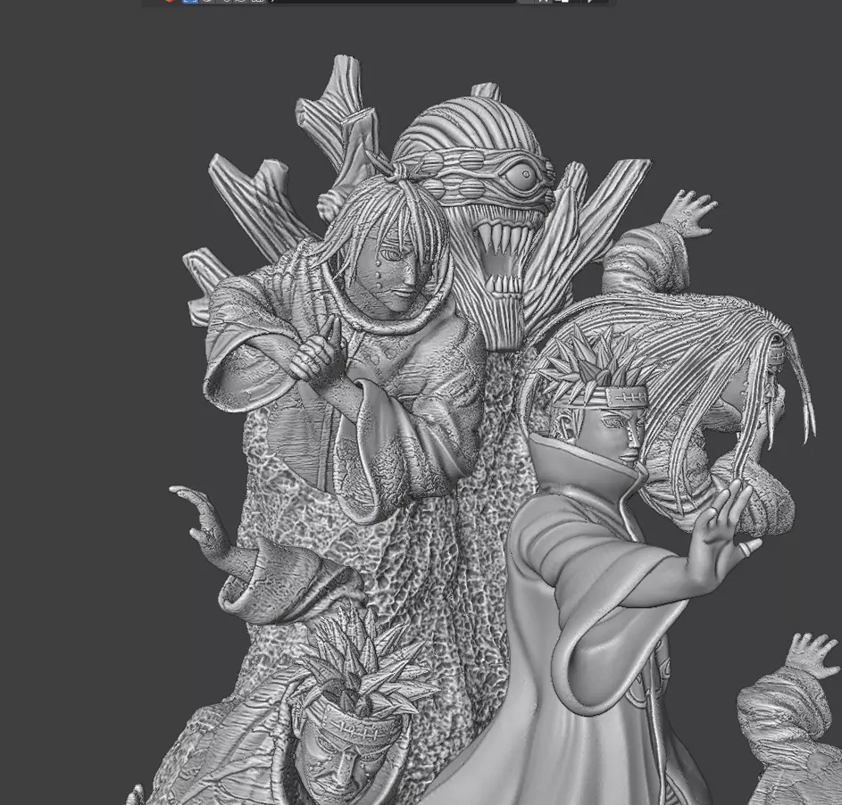  Naruto Pain  3D print model_19