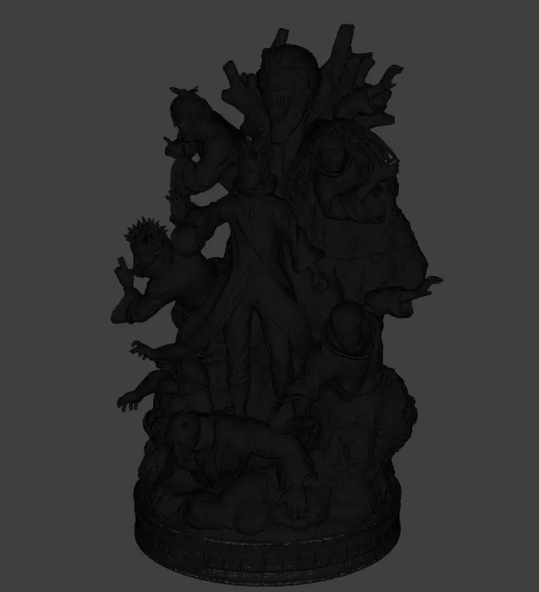  Naruto Pain  3D print model_2