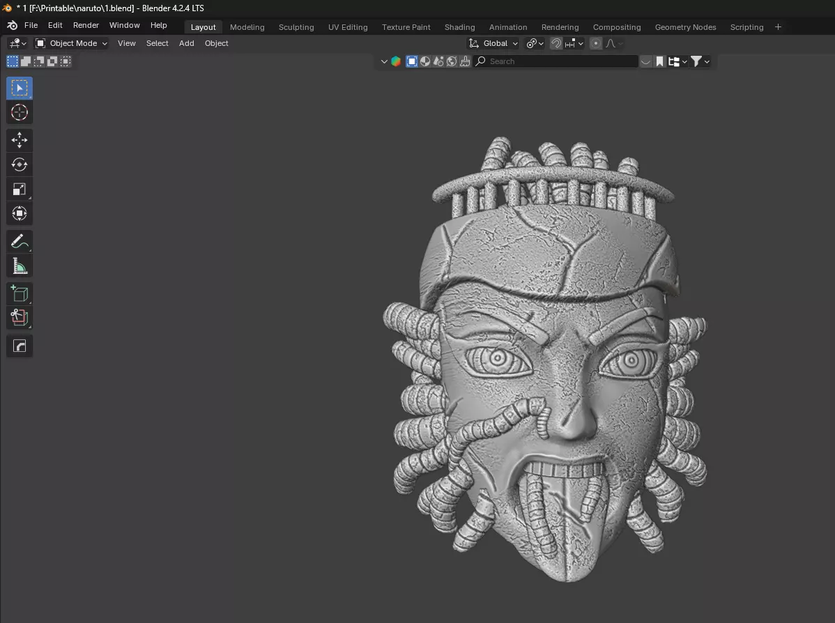 Naruto Pain  3D print model_7