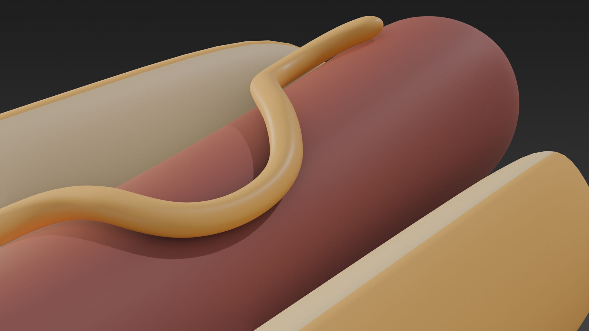 Low-Poly Style Cartoon Fourth of July Pack 3D model_28