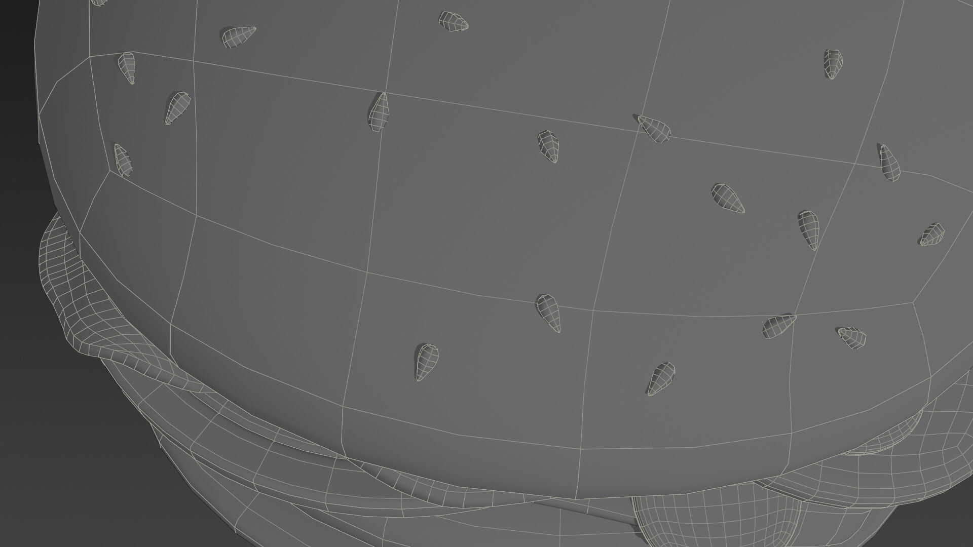 Low-Poly Style Cartoon Fourth of July Pack 3D model_25