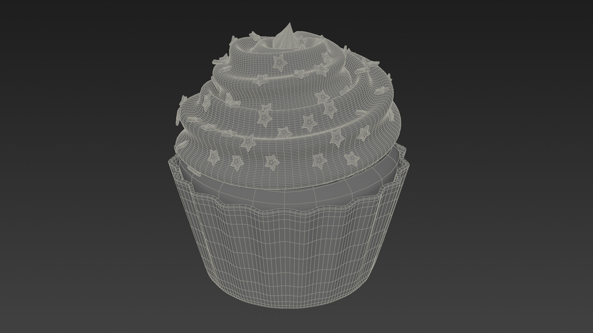 Low-Poly Style Cartoon Fourth of July Pack 3D model_17