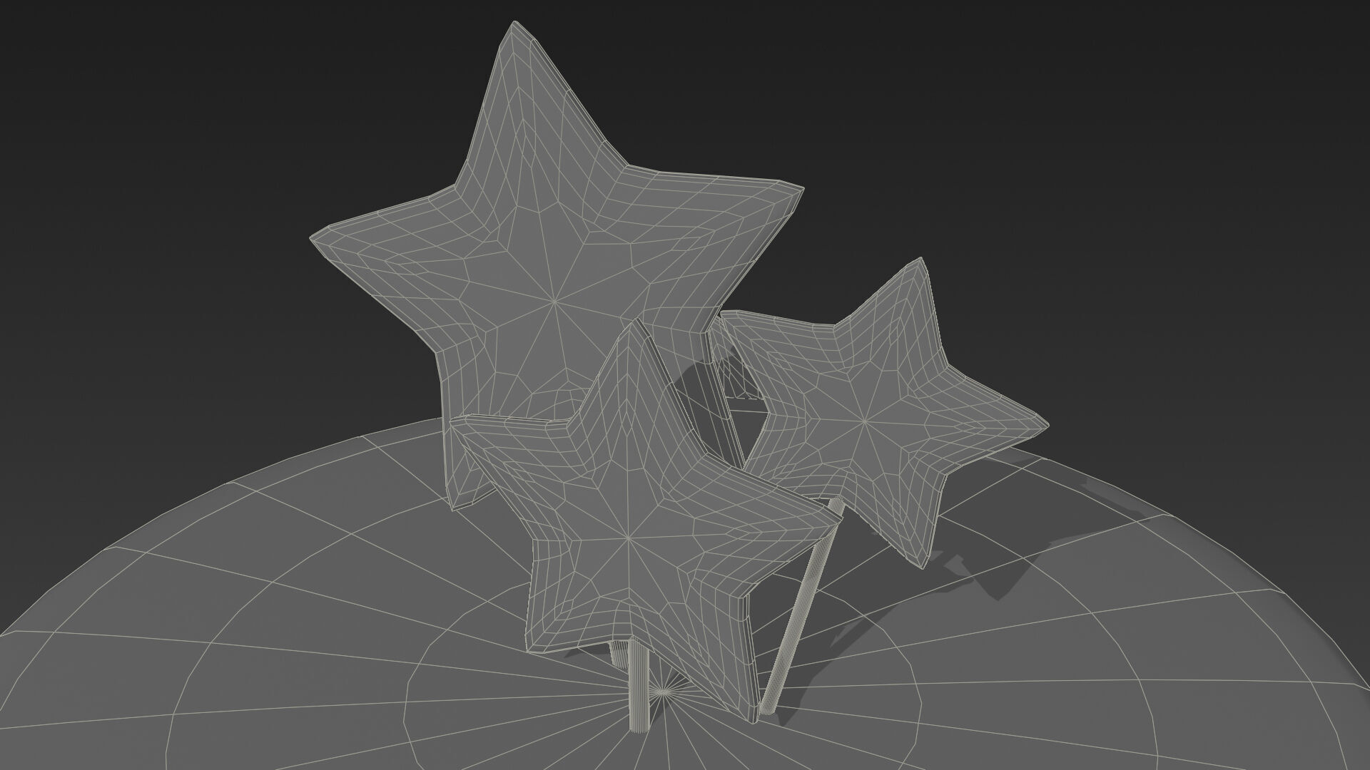 Low-Poly Style Cartoon Fourth of July Pack 3D model_13