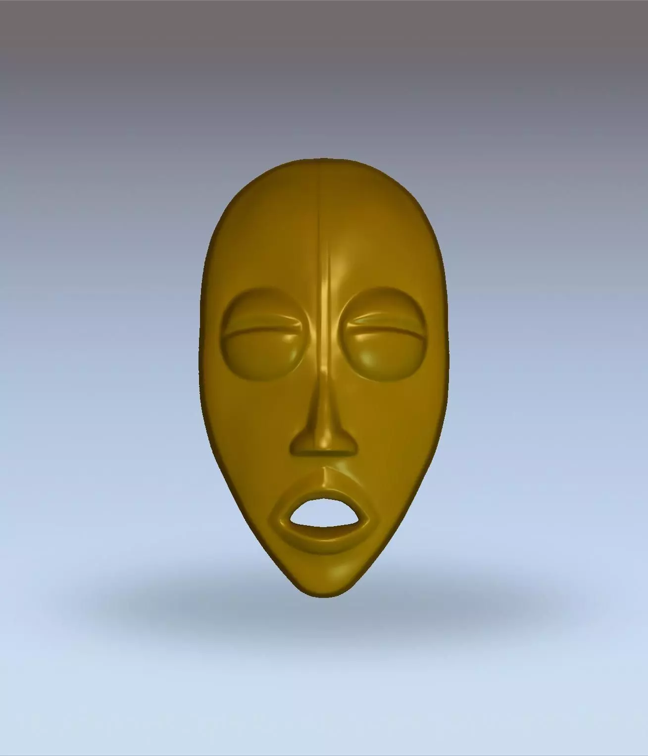 African MASK 3D model_0