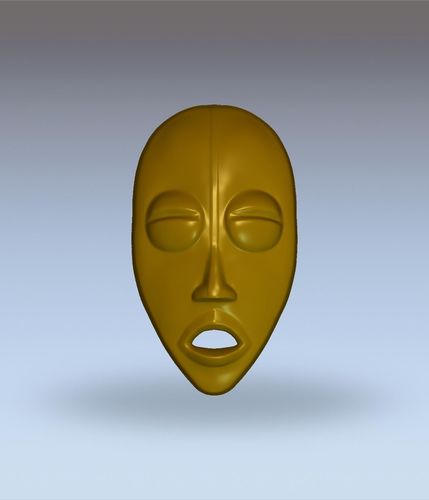 African MASK Free 3D model