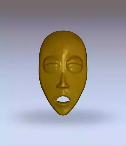 African MASK 3D model