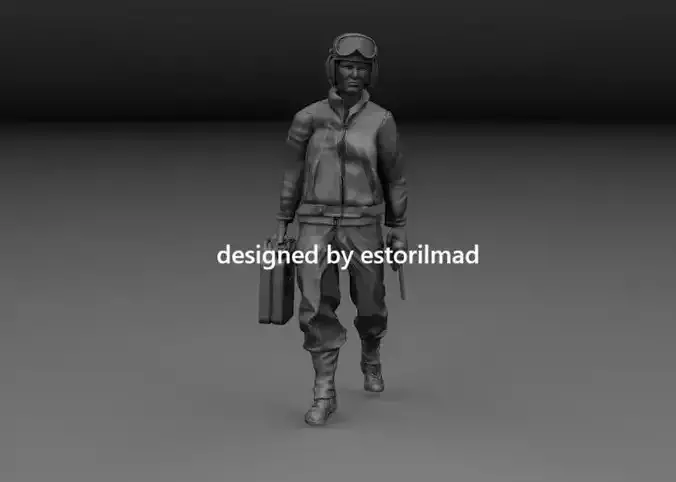 WW2 AMERICAN TANK DRIVER SHERMAN v2