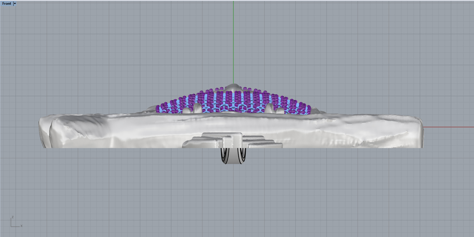 owl pendant model 1270 3D print model_6