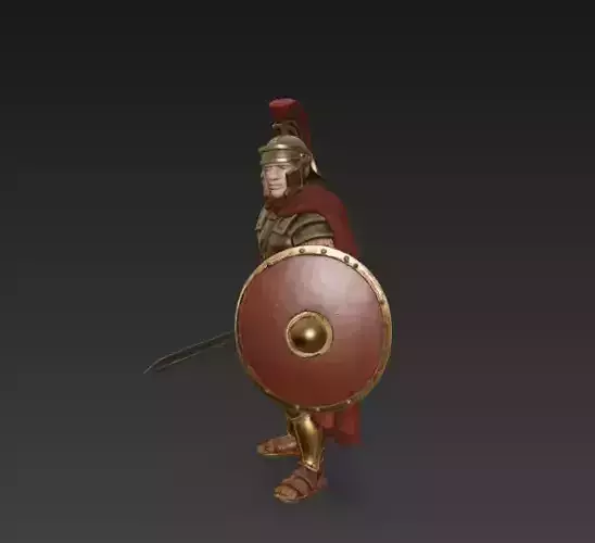Realistic Ancient Roman Soldier