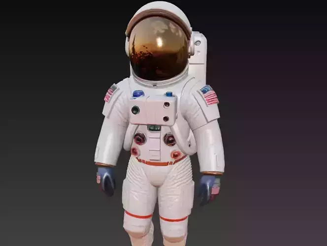 Man Astronaut Spacesuit Cosmonaut  3D model