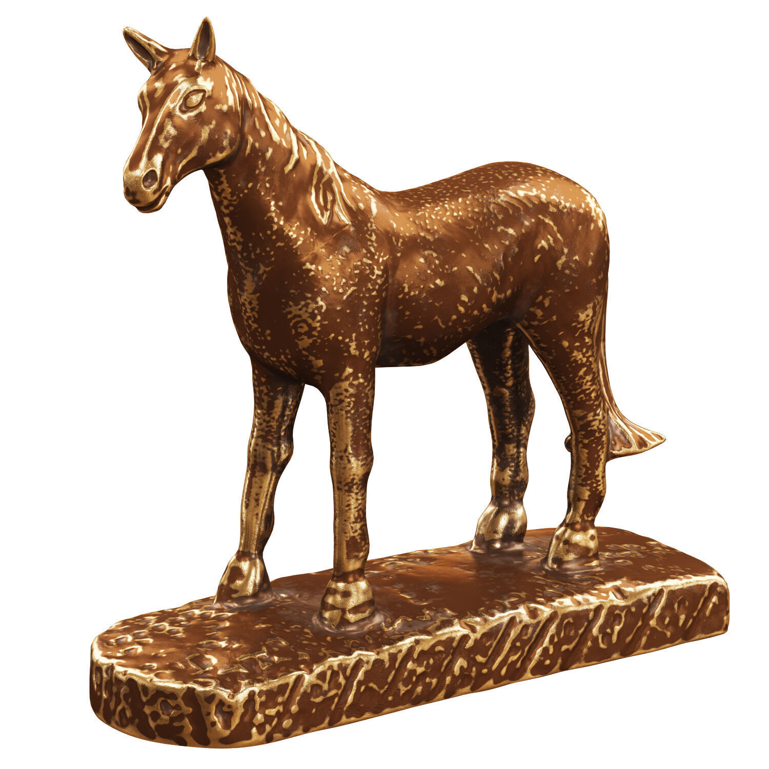 Horse Figurine 3D model_1