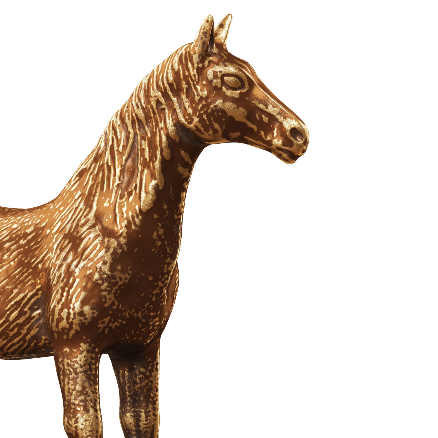 Horse Figurine 3D model_2