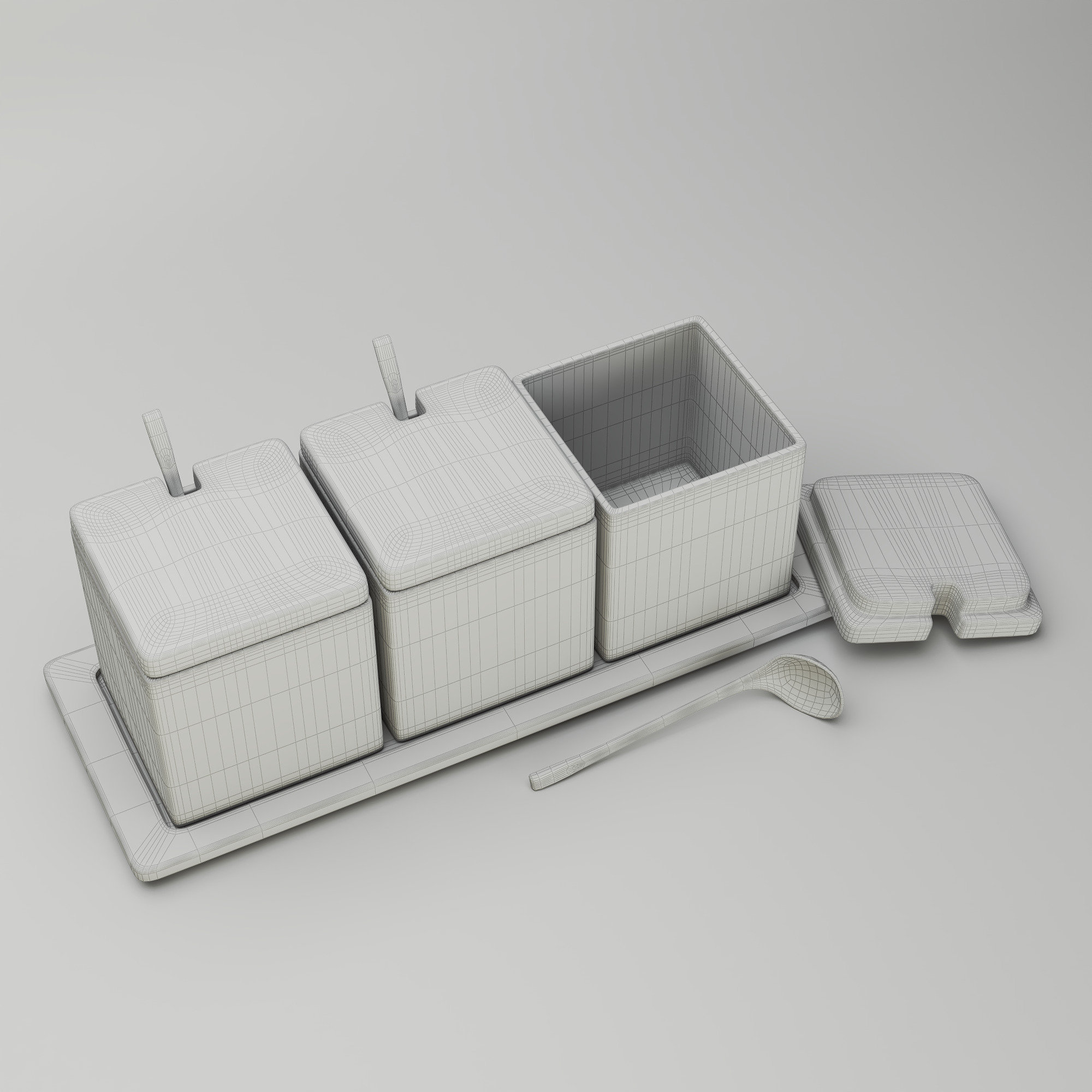 BREAKFAST PLASTIC BOX SET 3D model_5