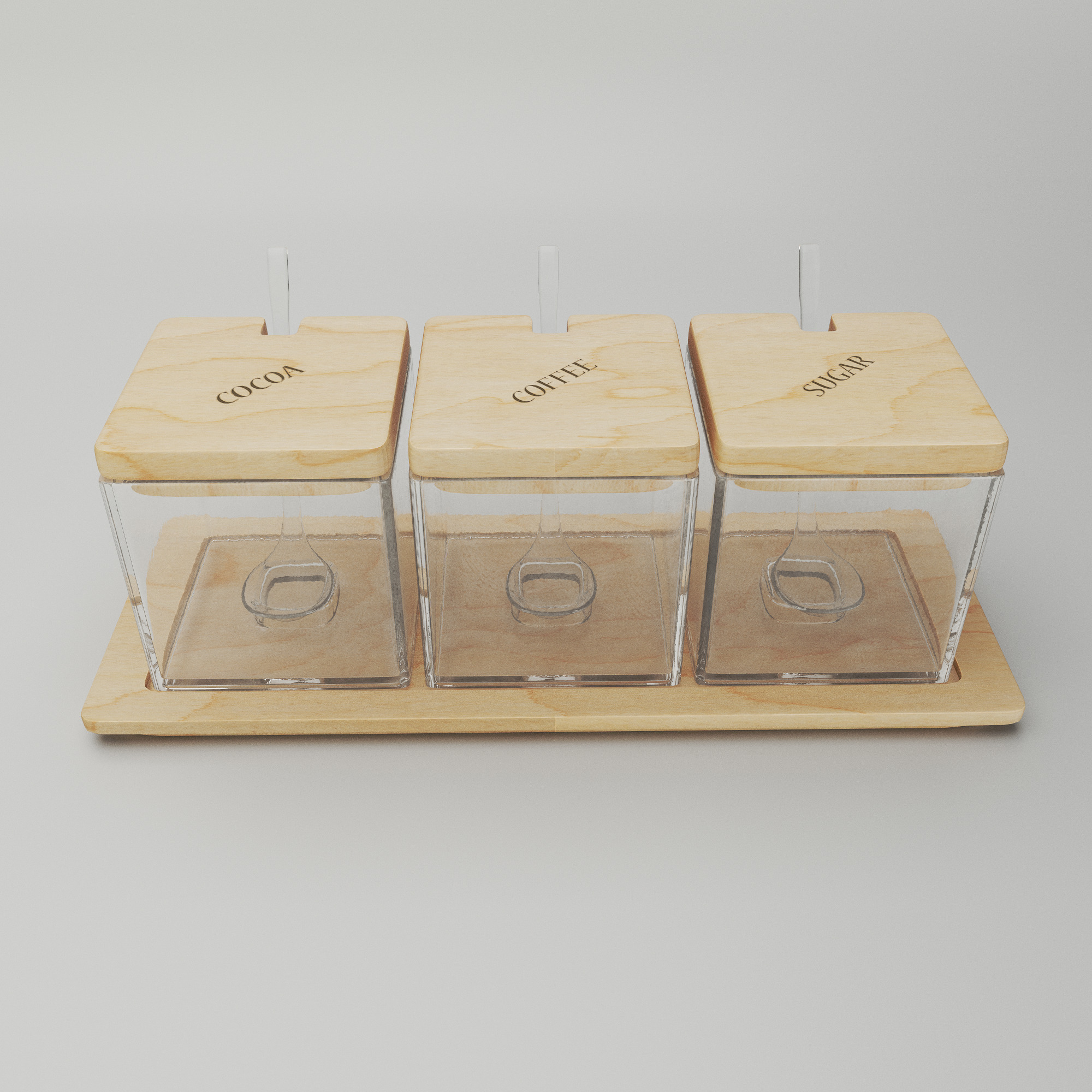 BREAKFAST PLASTIC BOX SET 3D model_1