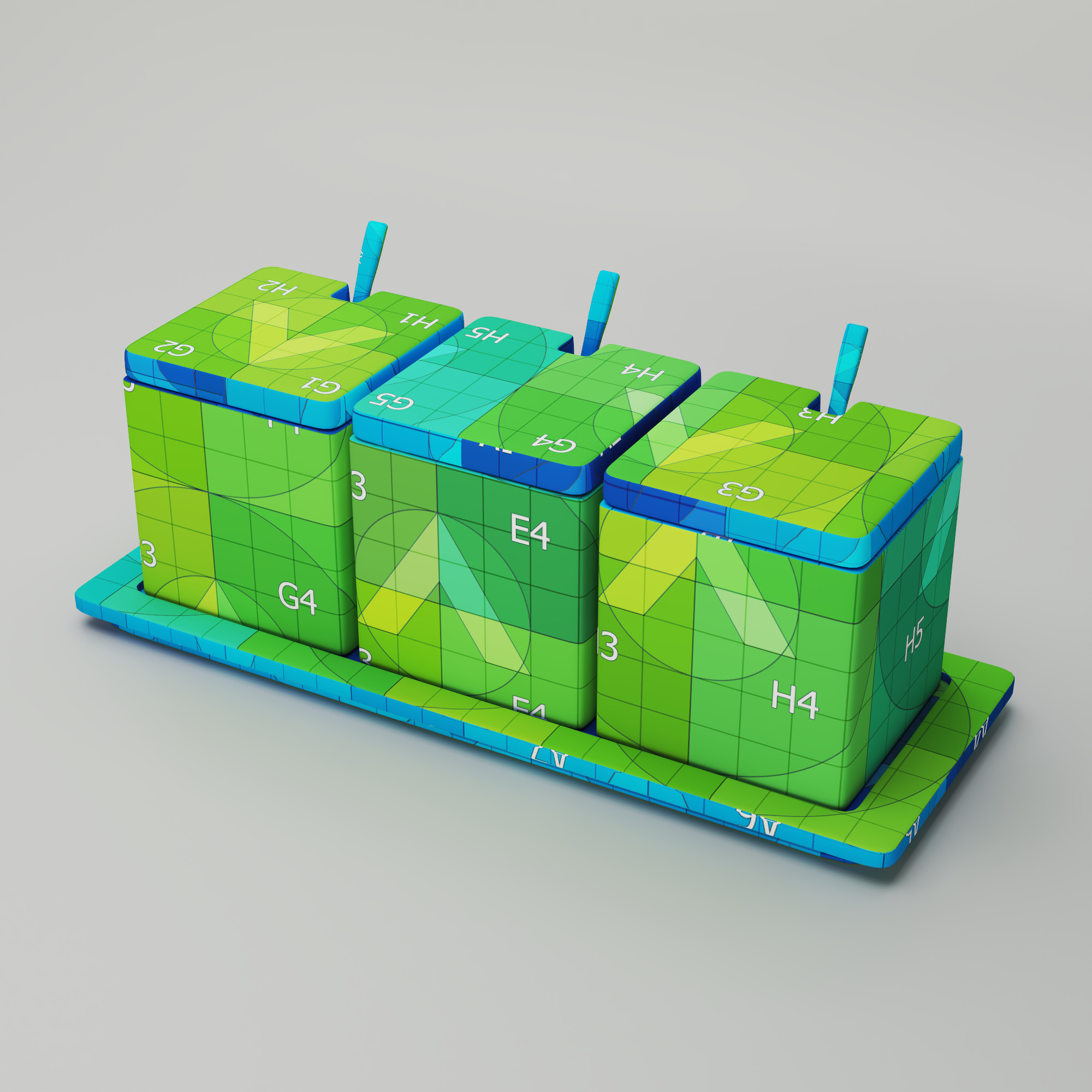 BREAKFAST PLASTIC BOX SET 3D model_7