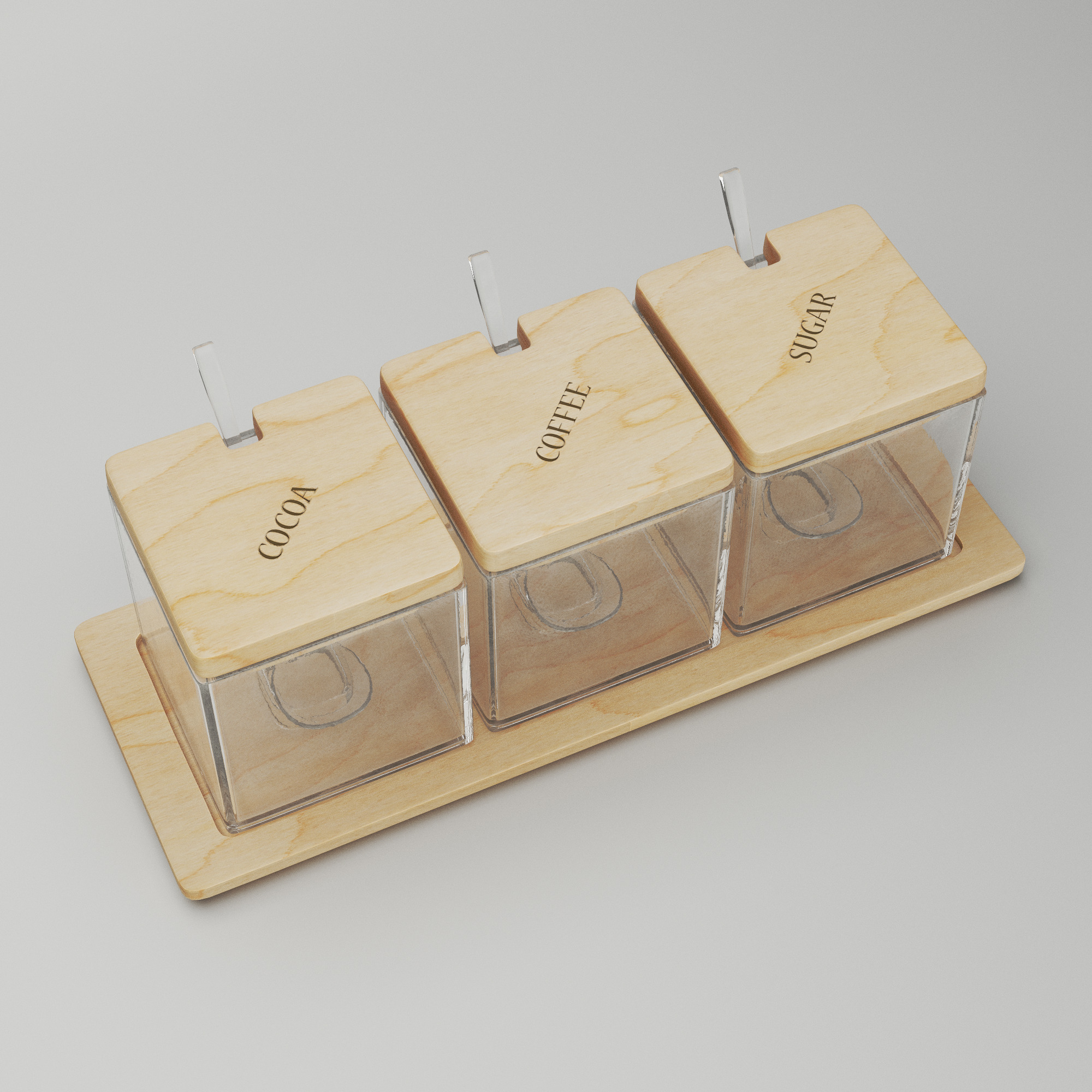 BREAKFAST PLASTIC BOX SET 3D model_2