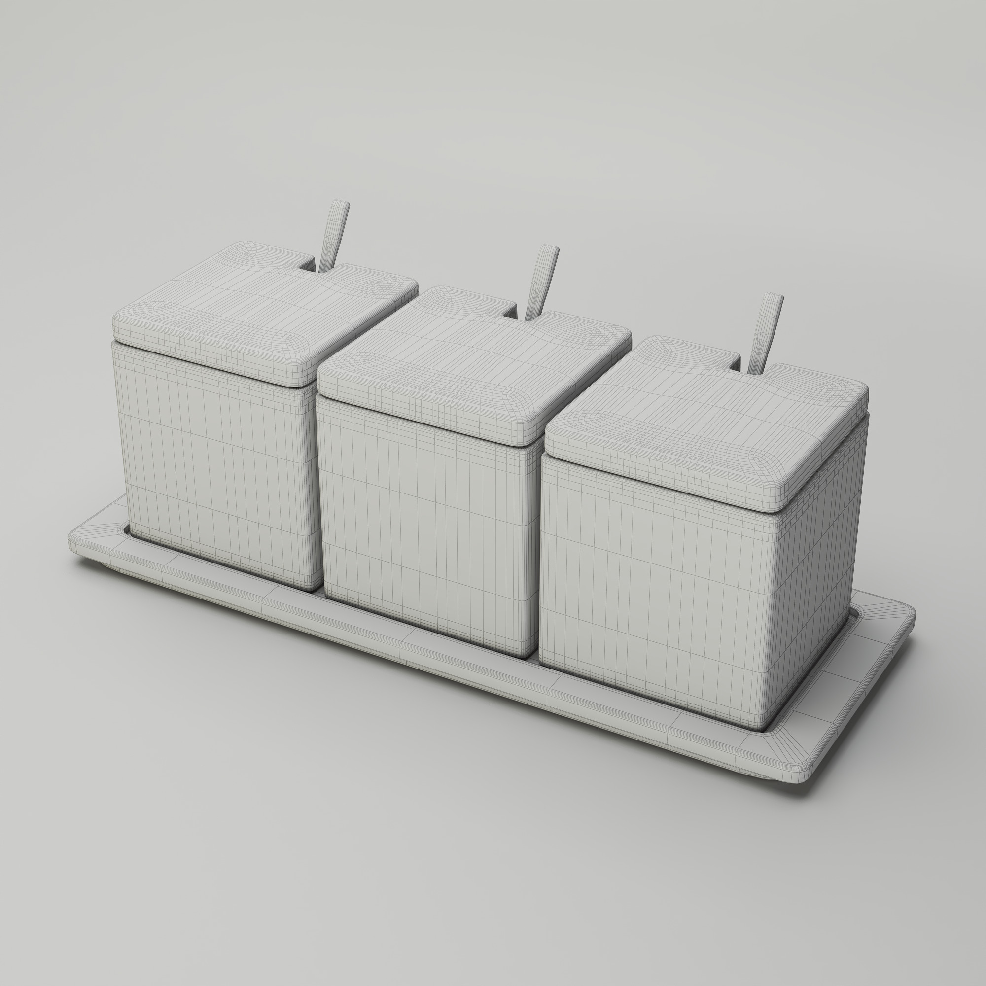 BREAKFAST PLASTIC BOX SET 3D model_8