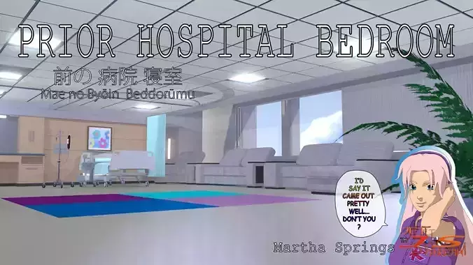 PRIOR Hospital Bedroom 3D model