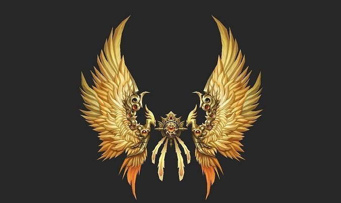 Wing 152 Low-poly 3D model