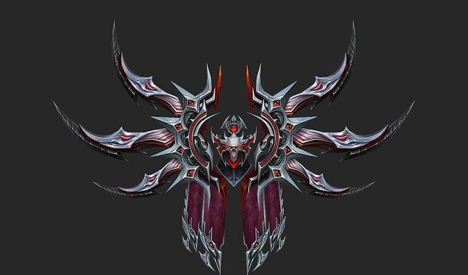 Wing 147 Low-poly 3D model