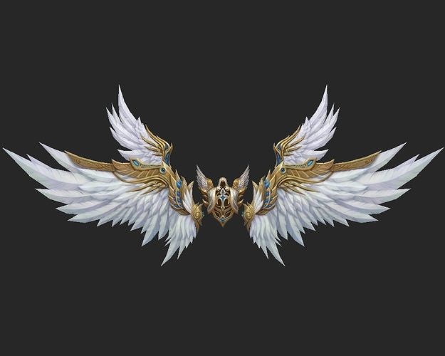 Wing 145 Low-poly 3D model