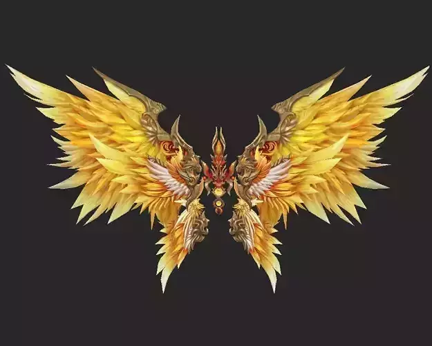 Wing 118 Low-poly 3D model
