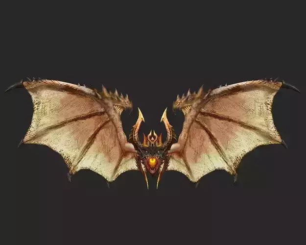 Wing 103 Low-poly 3D model