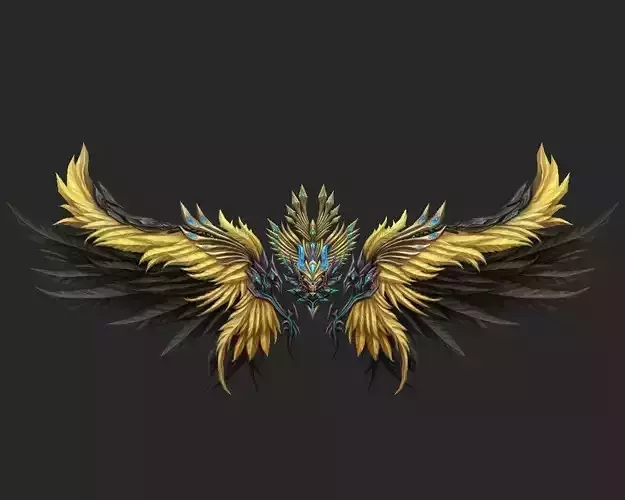 Wing 101 Low-poly 3D model