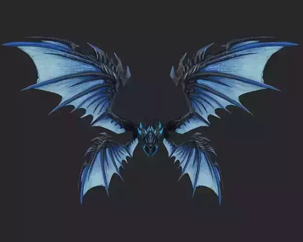 Wing 095 Low-poly 3D model