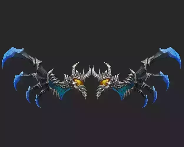 Wing 090 Low-poly 3D model