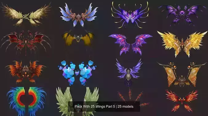 Pack With 25 Wings Part 5