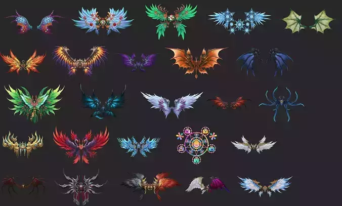 Pack With 25 Wings Part 6