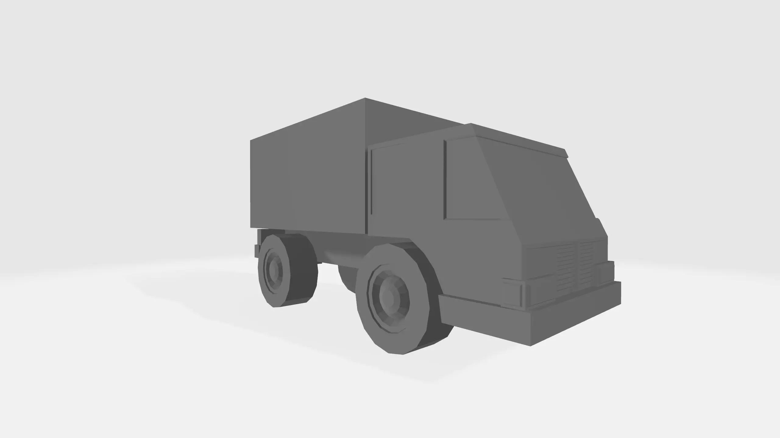 Free Low poly truck Free 3D model