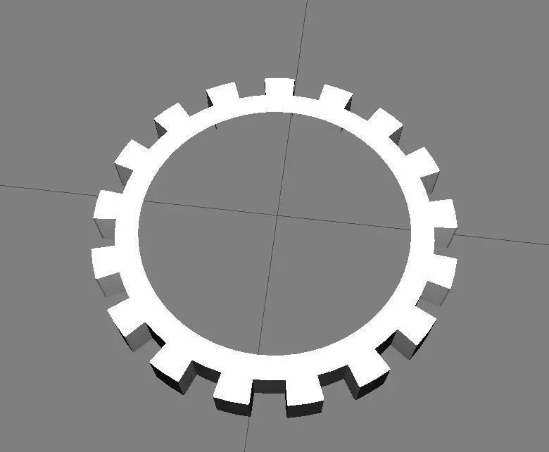 Gear Thin Free 3D model_0