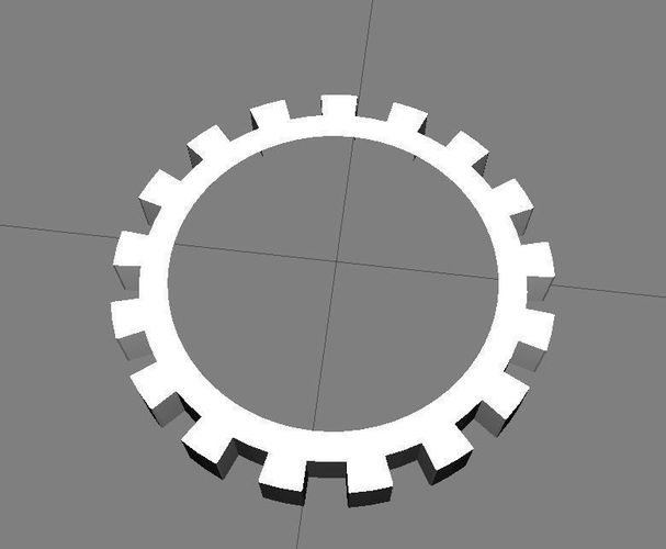 Gear Thin Free 3D model