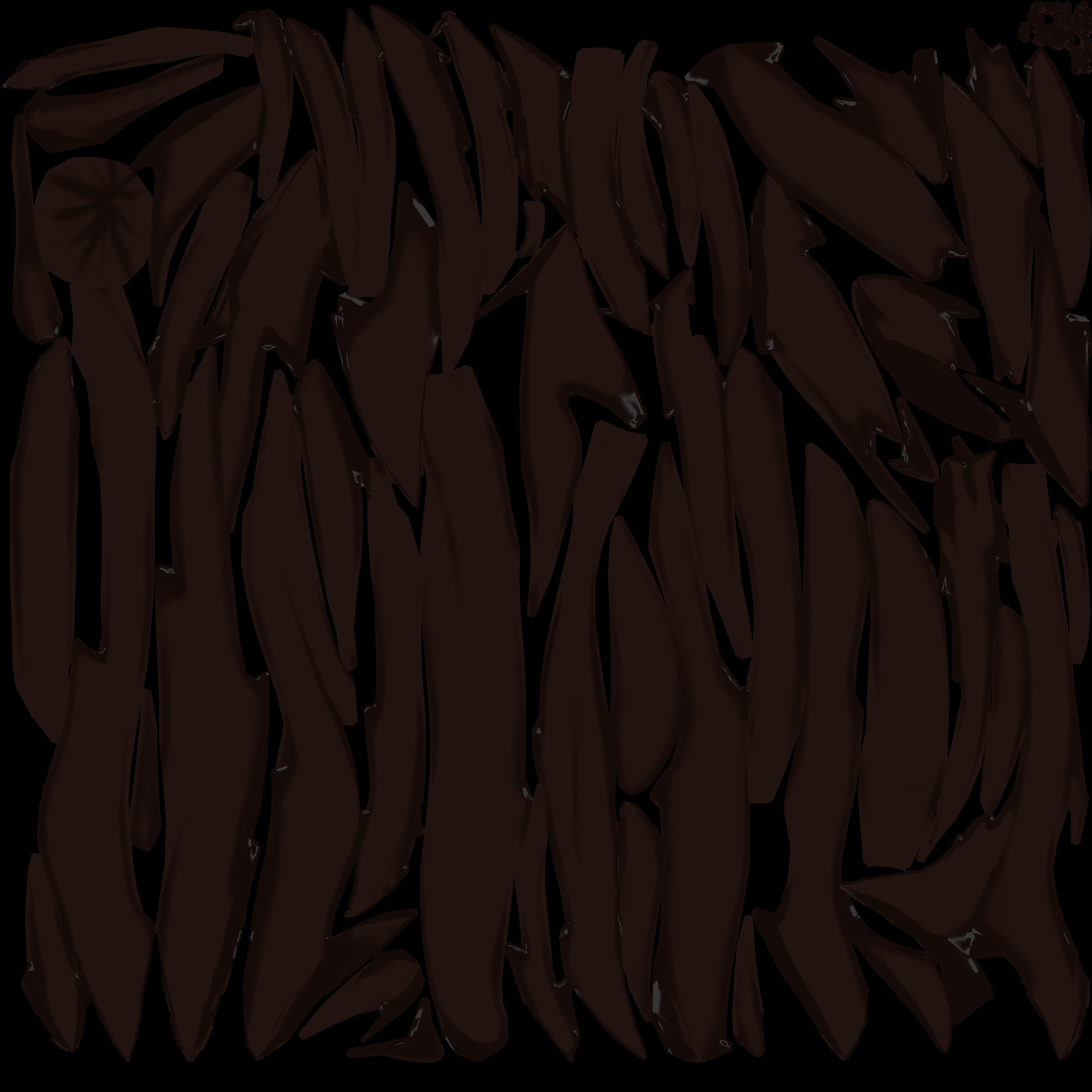 Female Warrior Low-poly 3D model_11