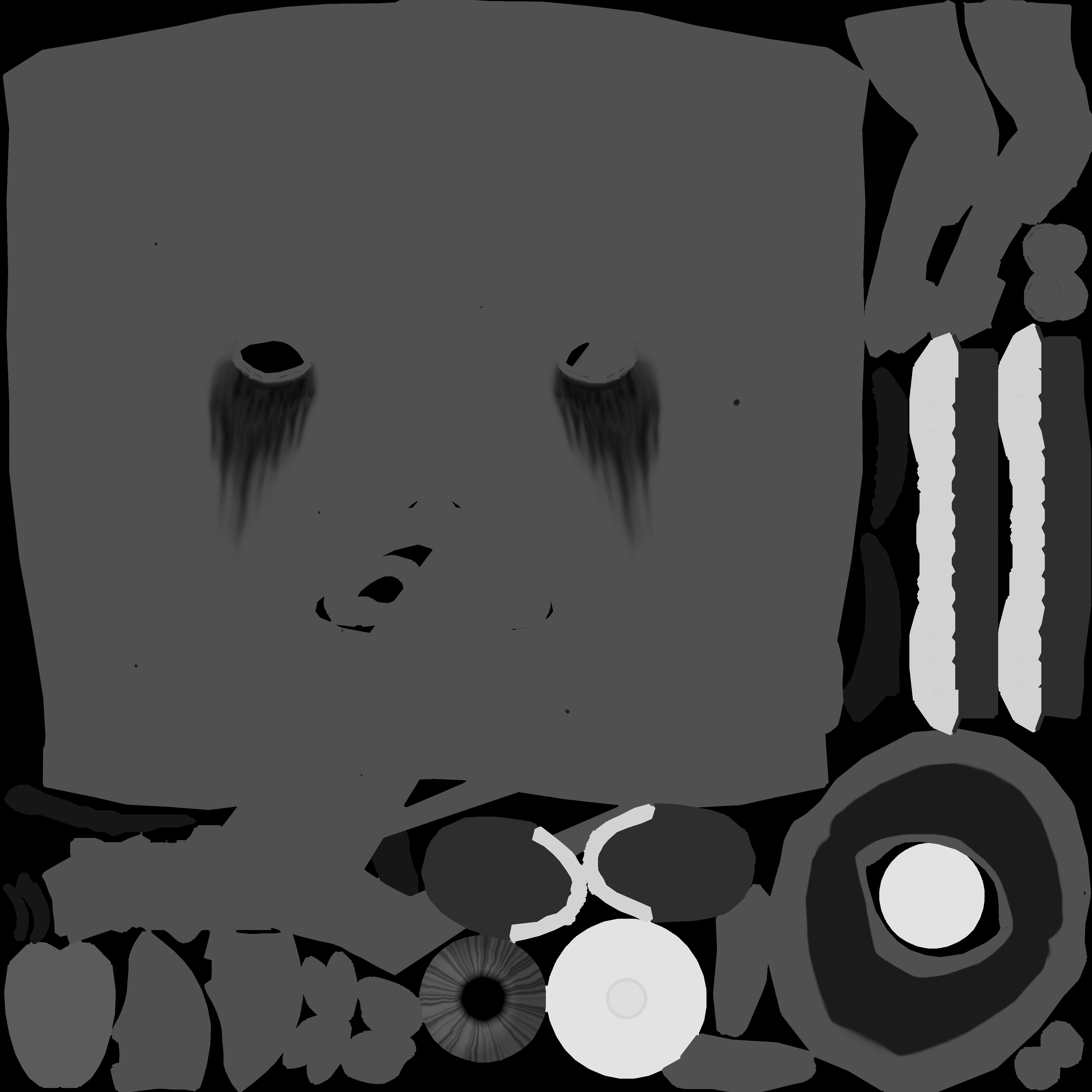 Female Warrior Low-poly 3D model_8