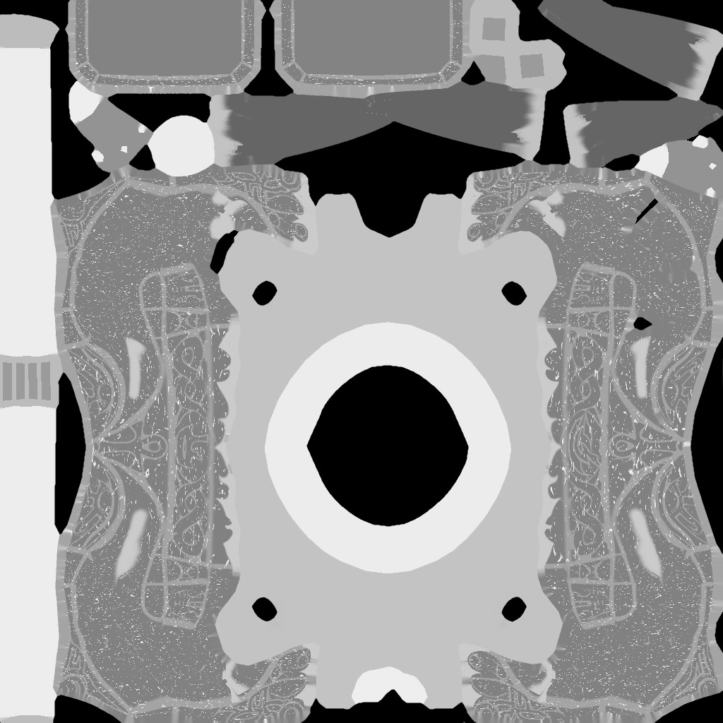 Female Warrior Low-poly 3D model_9