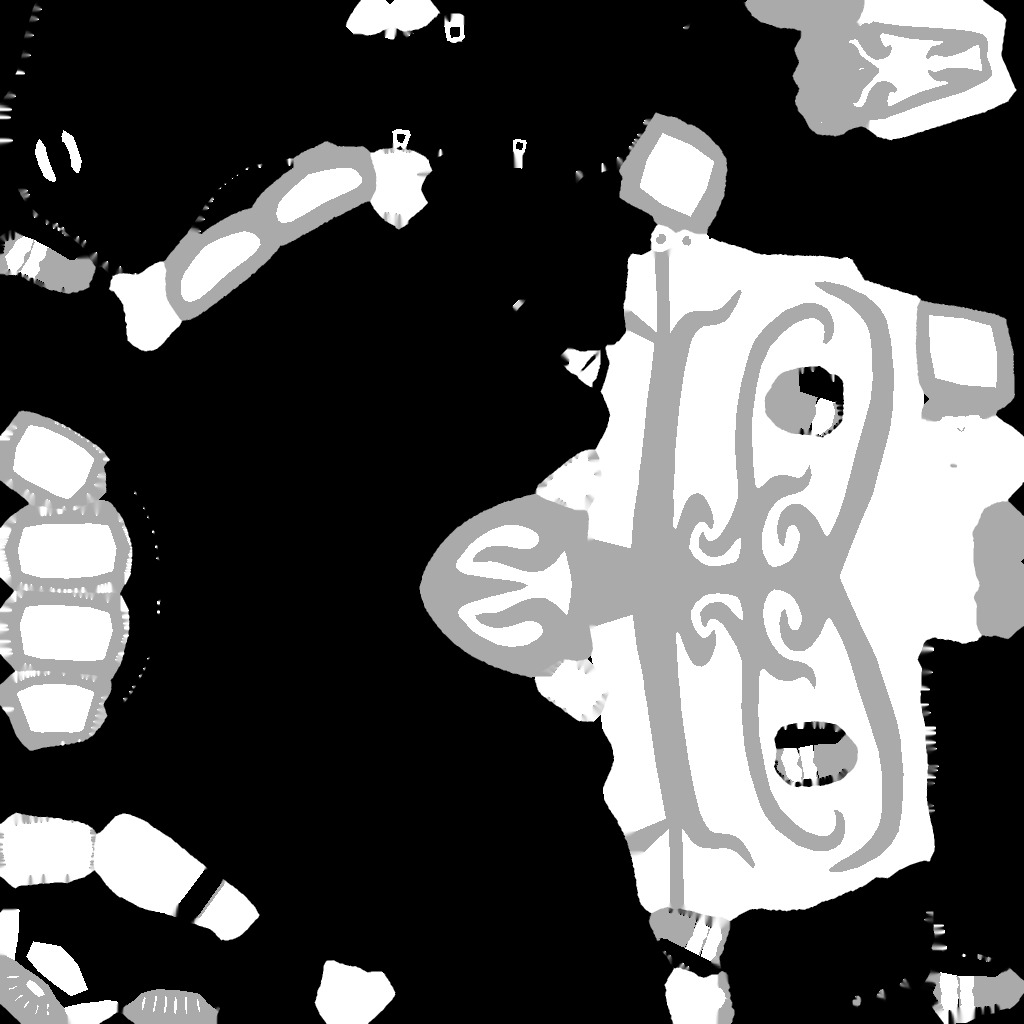 Female Warrior Low-poly 3D model_6