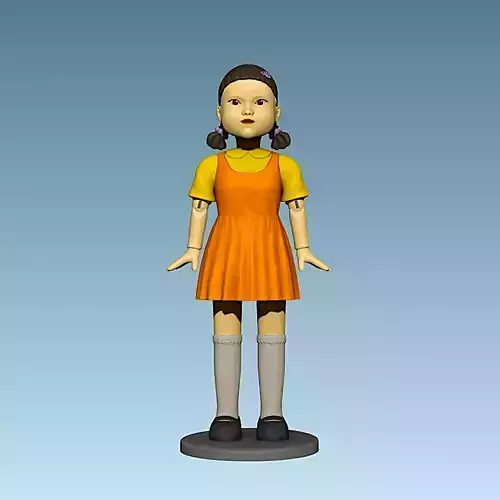 Squid Game Young-hee Doll 3D print model