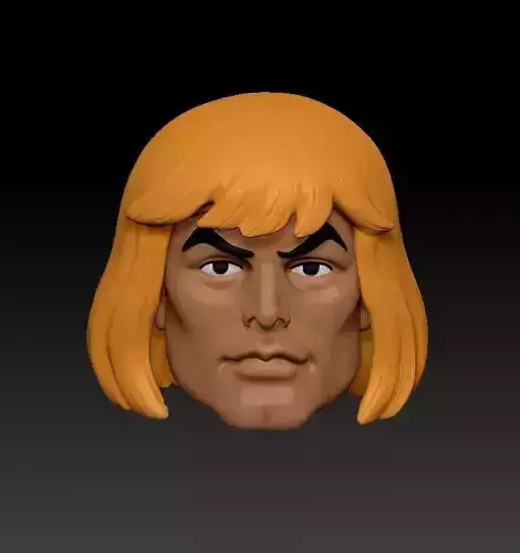 HEAD HE-MAN MOTUC FILMATION - FOR ACTION FIGURE 