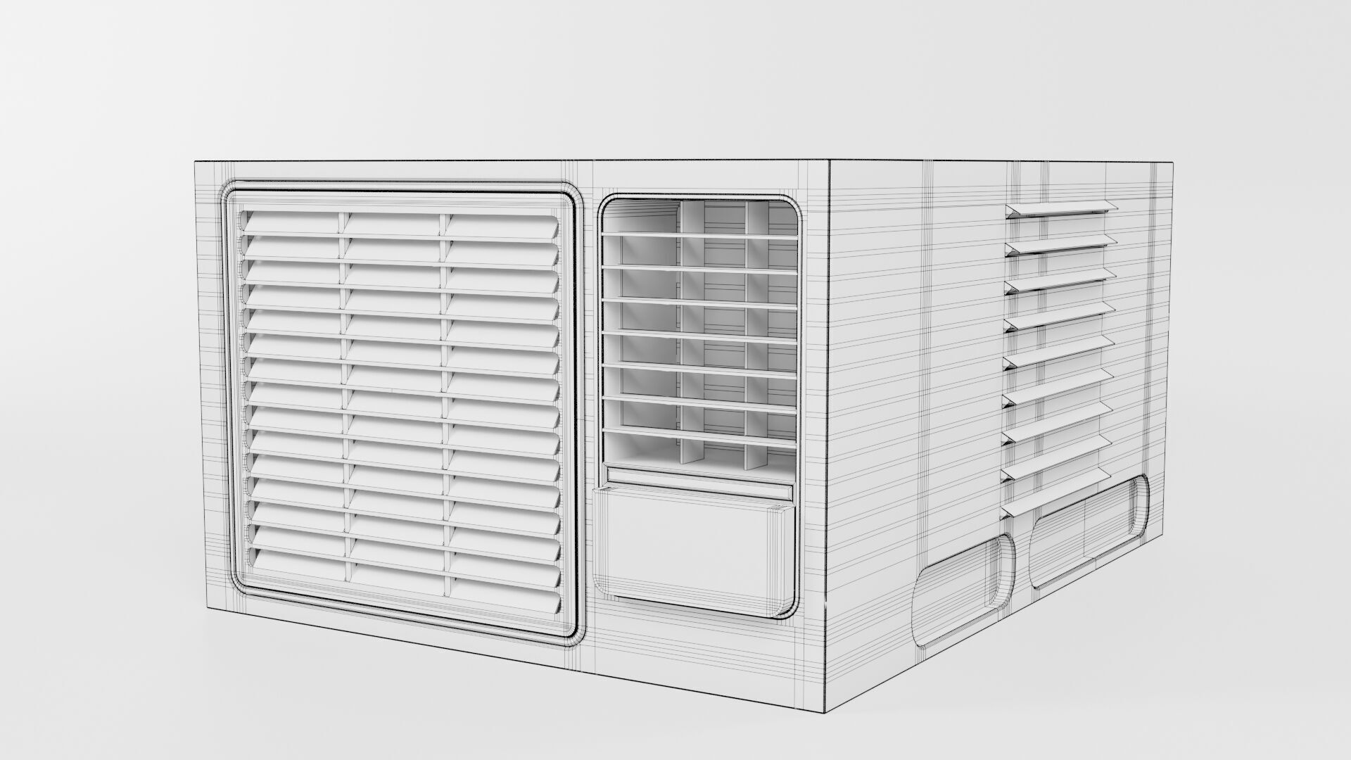 Aircon Window Type CG3 3D model_9