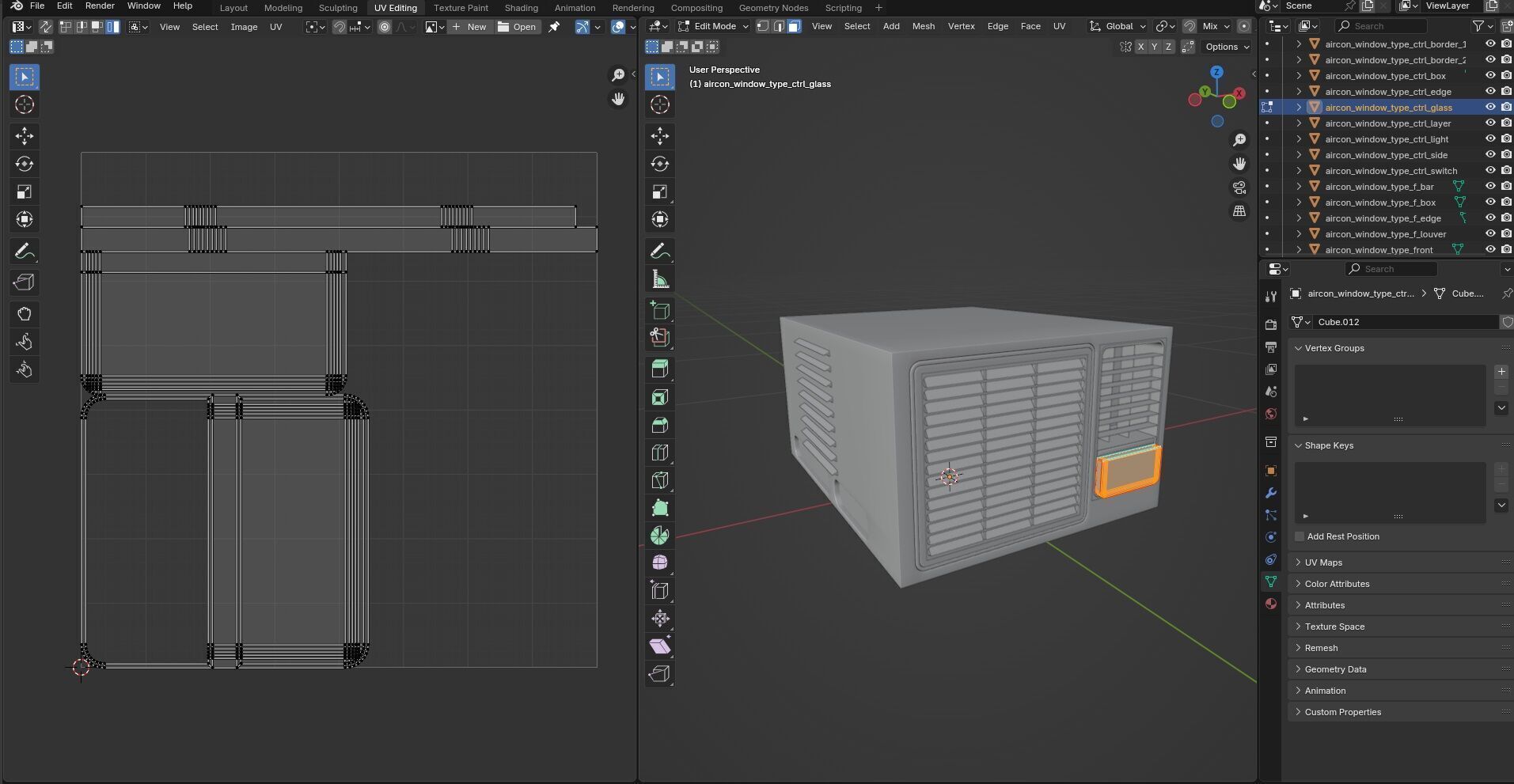 Aircon Window Type CG3 3D model_20