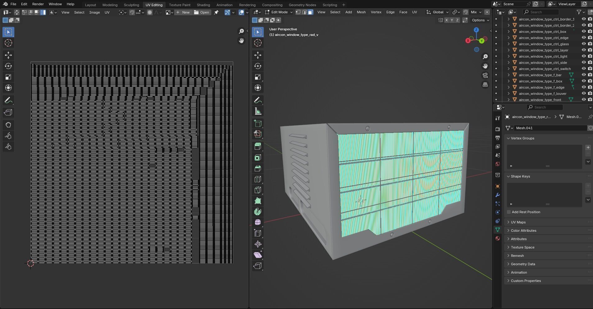 Aircon Window Type CG3 3D model_23