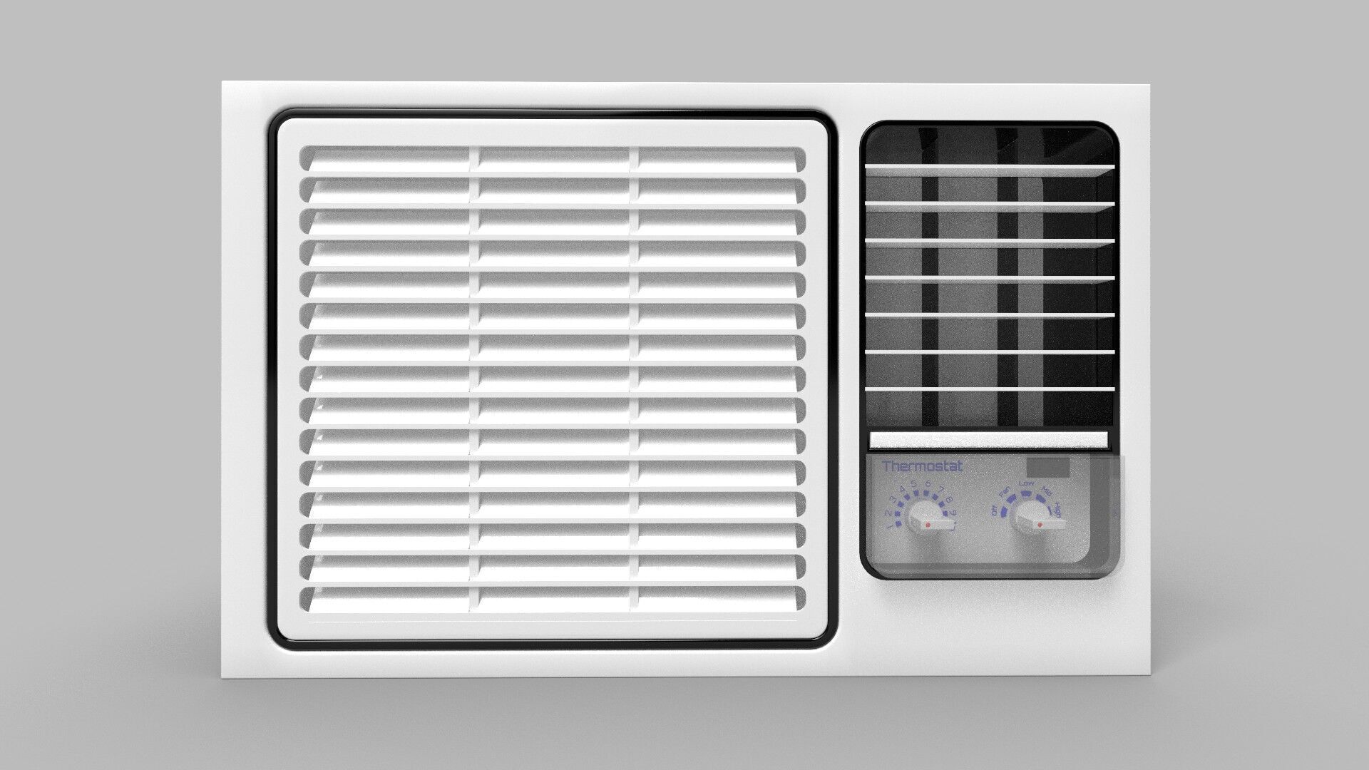 Aircon Window Type CG3 3D model_1