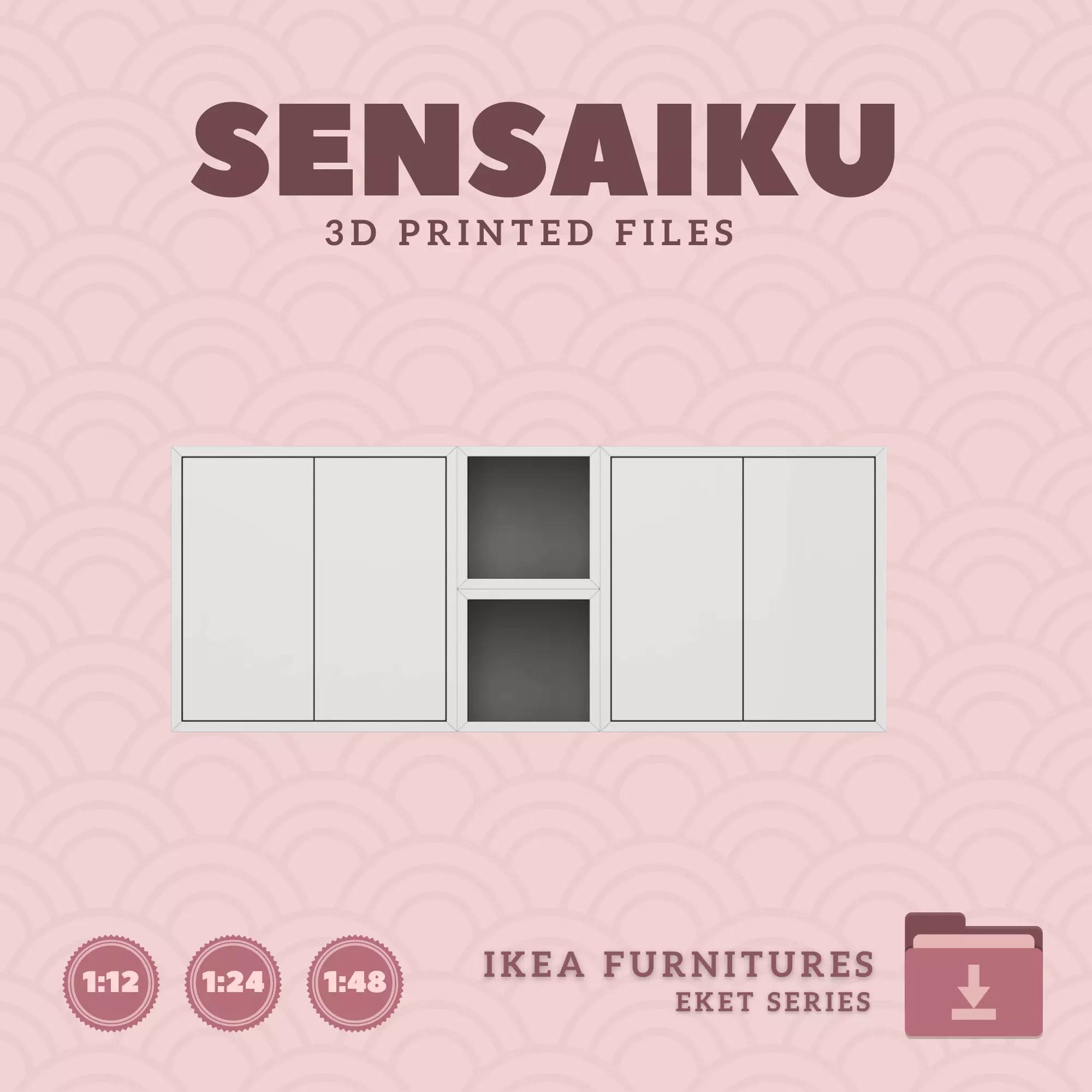 EKET Storage Combo 06 for Dollhouse - IKEA - 3D Print 3D print model