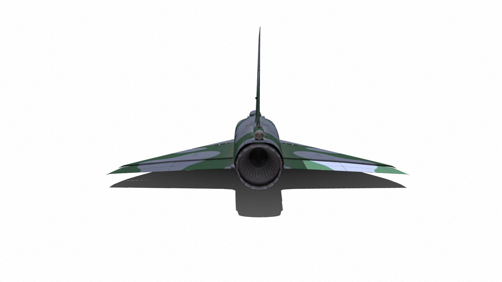 Dassault Mirage III Low-Poly Low-poly 3D model_5